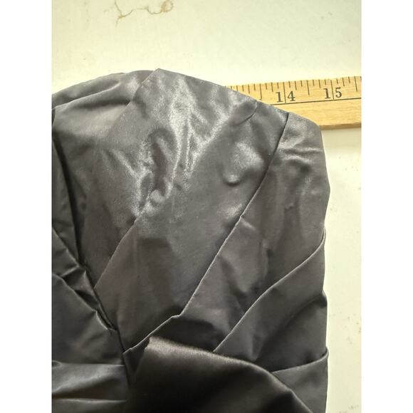 Max And Cleo Dress Women's Size 4 Strapless Sheath Above Knee Pencil Black Party - Picture 7 of 11